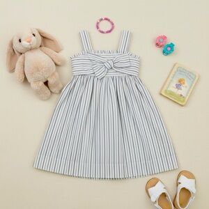 Tartine et Chocolat Linen Sundress | Size 5 | Classic French Elegance